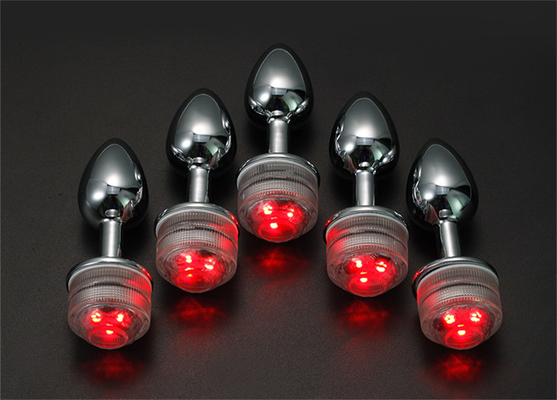 Rengi Değişen Anus Genişletme Anal Kıç Plug Uzaktan Anal Işıkla Plug Anal Plug Led Işıklarla
