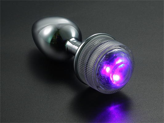 Rengi Değişen Anus Genişletme Anal Kıç Plug Uzaktan Anal Işıkla Plug Anal Plug Led Işıklarla