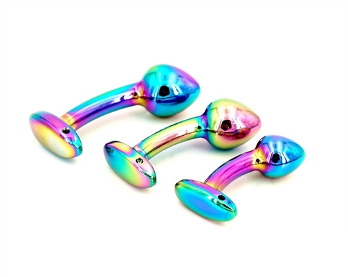 Ergenler için eşcinsel anal oyuncaklar Plug Anal Seks Metal Butt Plug Mücevher Erotik Oyuncak Mini Vibratör Anal Plug Erkekler için özel iyi/W