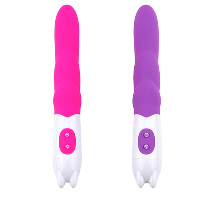 6 Hızlı Silikon Vibratör Seks Oyuncağı Pil Gücüyle Kadın için Dildo Vibratör