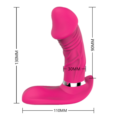 G noktası Görünmez Kelebek titreşimli Döner dildo külot Klitoris uyarıcı Dildo Vibratör Kadınlar için