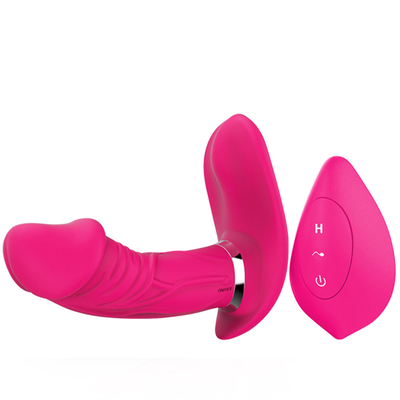 G noktası Görünmez Kelebek titreşimli Döner dildo külot Klitoris uyarıcı Dildo Vibratör Kadınlar için