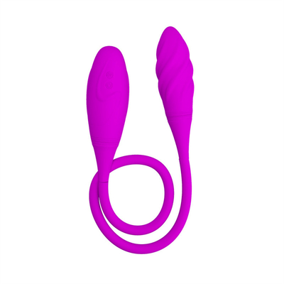 Anal Çift Vibratörler 6 Çok Hızlı G Noktası Vibratör Yumurta Çiftler İçin Şarj edilebilir Klitoral Vibratör