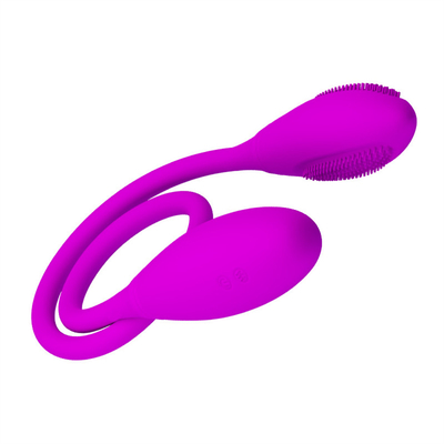 Anal Çift Vibratörler 6 Çok Hızlı G Noktası Vibratör Yumurta Çiftler İçin Şarj edilebilir Klitoral Vibratör