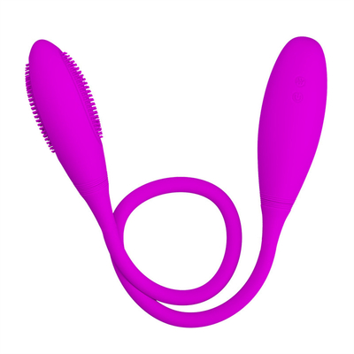 Anal Çift Vibratörler 6 Çok Hızlı G Noktası Vibratör Yumurta Çiftler İçin Şarj edilebilir Klitoral Vibratör