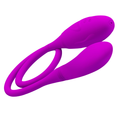 Anal Çift Vibratörler 6 Çok Hızlı G Noktası Vibratör Yumurta Çiftler İçin Şarj edilebilir Klitoral Vibratör
