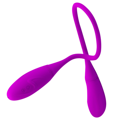 Anal Çift Vibratörler 6 Çok Hızlı G Noktası Vibratör Yumurta Çiftler İçin Şarj edilebilir Klitoral Vibratör