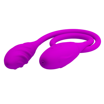 Anal Çift Vibratörler 6 Çok Hızlı G Noktası Vibratör Yumurta Çiftler İçin Şarj edilebilir Klitoral Vibratör