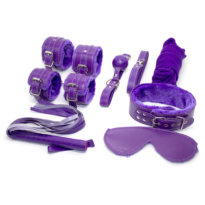 Bondage PU Deri Fetish Kit kısıtlamalar köle seks oyuncağı çiftler için kölelik