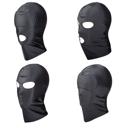 Seksi Oyuncaklar Açık Ağız Göz Kölelik Parti Maske Cosplay Başörtü Çiftler İçin Yetişkin Oyunları Erkek BDSM Fetish Maske Kapüşon