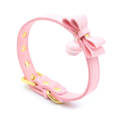Yetişkin Seks Oyuncakları Pembe Köpek Çanı Bowknot Altın Delik Yumuşak Deri Pin Bağlama Boyun Yumruğu Siyah Boyun Yumruğu Yaka
