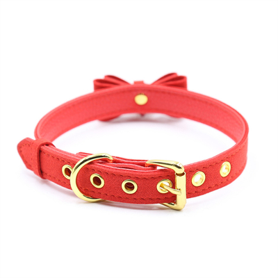 Yetişkin Seks Oyuncakları Pembe Köpek Çanı Bowknot Altın Delik Yumuşak Deri Pin Bağlama Boyun Yumruğu Siyah Boyun Yumruğu Yaka