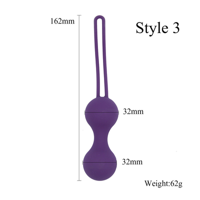 Silikon Vajina Stres Terapisi Eğitim Kegel Topu Kadın için Seks Oyuncağı