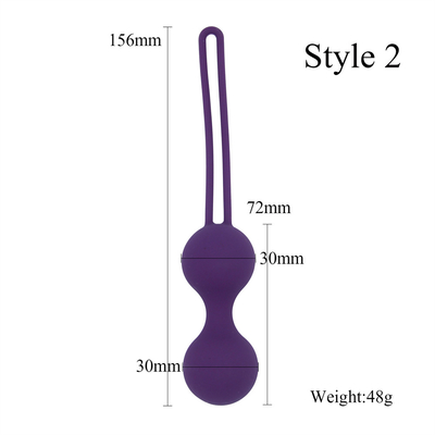 Silikon Vajina Stres Terapisi Eğitim Kegel Topu Kadın için Seks Oyuncağı