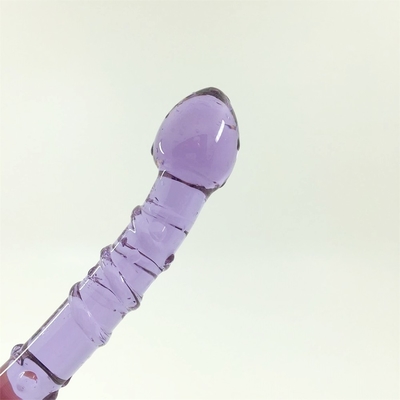 Çift Başlı Kıç Plug Anal Plug Kıç Cam Kıç Plug İç Vuruşlu Tasarımlı Dünya Çapında Cam Dildoslara Dağıtıldı