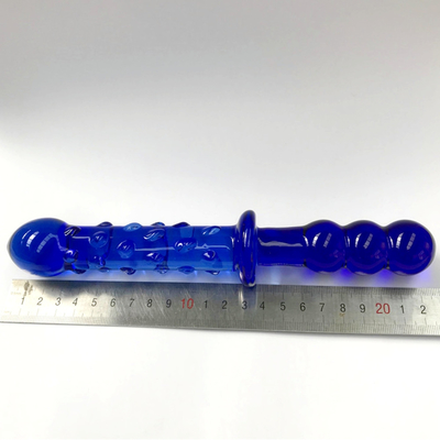 Cam Dildo Mavi Prostat Masajcısı Kristal Cam Dildo Kadınlar İçin Seks Oyuncakları