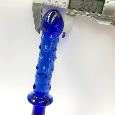 Cam Dildo Mavi Prostat Masajcısı Kristal Cam Dildo Kadınlar İçin Seks Oyuncakları