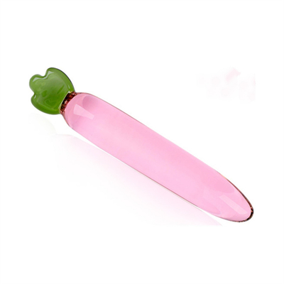 Kristal Penis Anal Kıç Plug G Noktası Klitoral Masturbasyon Patlıcan Kadınlar İçin Cam Dildo