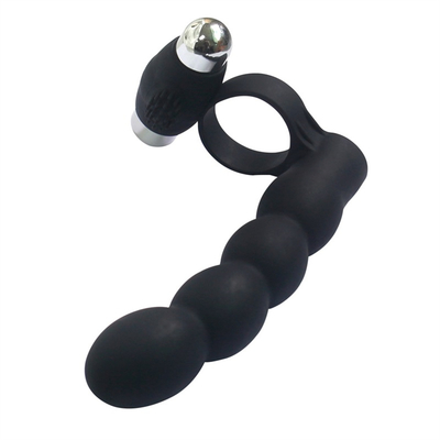 Anal Plug Scrotum Ring Drop Seks Oyuncakları Vibrating Tail Anus Plug For Women Penis Ring Anal Butt Plug Bullet