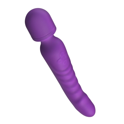 Isıtma AV değnek vibratör masajcı su geçirmez yumuşak dildo vibratör kadın için seks oyuncağı