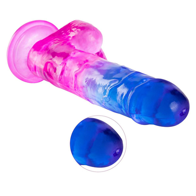 Sıcak Satış Büyük Boyutlu Plastik Ucuz ve Renkli Dildo TPE Kadınlar İçin Gerçekçi Büyük Yapay Penis Kadınlar İçin Seks Oyuncağı Penis