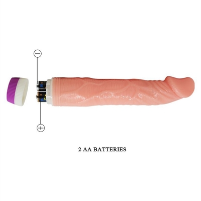 Adımsız TPE Penis Vibratör Yapay Penis Kadın için