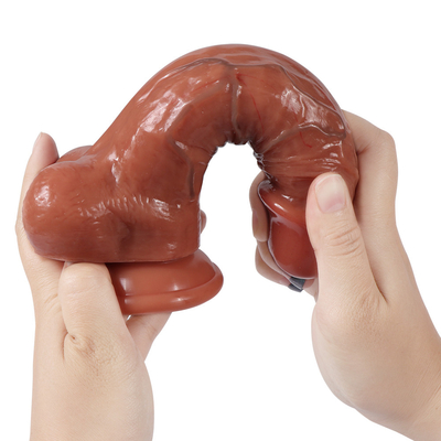 Güçlü emme fincanı gerçekçi dildo erkek yapay penis kadın için seks oyuncakları