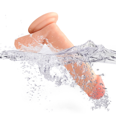 2023 Amerikan Sıcak Satışlı PVC Büyük Gerçekçi Dildo Güçlü Emekle Gerçek Gözler ve Yükseltilmiş Testis Vaginal G Noktası An