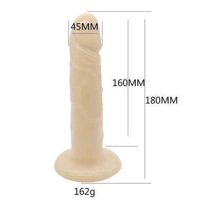 Toptan Satış Yumuşak TPE Jelly Dildos Kadınlar için Kocaman Gerçekçi Yumurtasız Gerçekçi Dildos