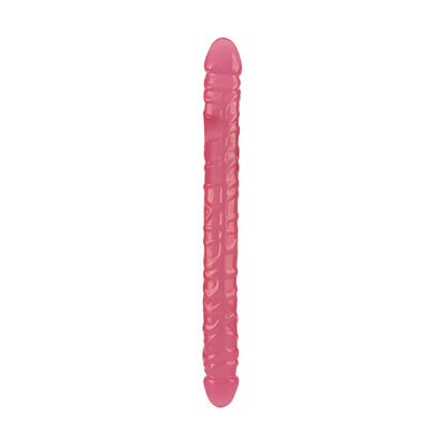 Jellies-Realistic Double Dong Yetişkin Dildo Lesbiyenler için Seks Oyuncakları Su geçirmez Esnek Dildo Kadınlar için Vajinal G noktası ve An