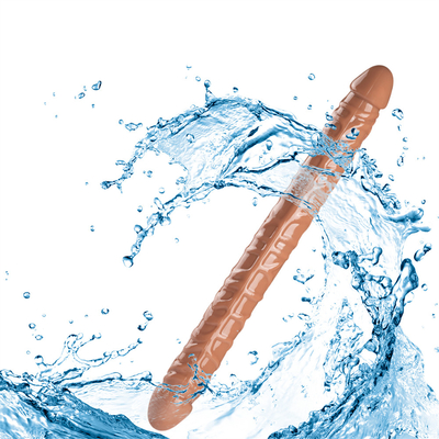 Jellies-Realistic Double Dong Yetişkin Dildo Lesbiyenler için Seks Oyuncakları Su geçirmez Esnek Dildo Kadınlar için Vajinal G noktası ve An
