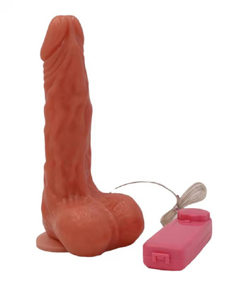 Gerçekçi Dildo Vücut Güvenli Malzemesi Canlı Devasa Penis Güçlü Emme Kâsesiyle Penis Vibratörü Isıtma