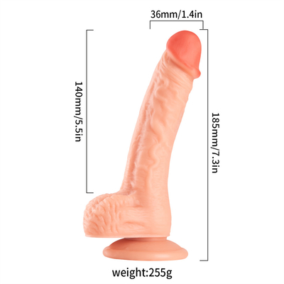 Sıcak Satış PVC Malzemesi Dildo Erkek ve Kadınlar İçin Seks Oyuncakları Yetişkin Seks Oyuncakları Masturbatörler