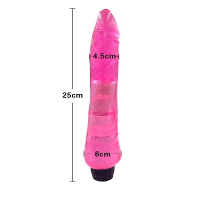 G Noktası Klitoris Stimulatörü Silikon Jelly Vibratör Kadınlar İçin Dildo