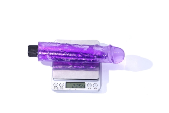 En çok satan kadın seks oyuncağı gerçekçi dildo titreştirici stimülasyon penis dildo titreştirici fıstık için 22.5cm
