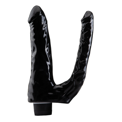 Yeni Gelişmiş Kadın Seks Oyuncakları Vibrating Double Dildo TPE Vibrator On Promotion
