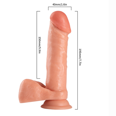 PVC Gerçekçi Dildo Çift yoğunluklu Anal Tuşlar Emme Kupası At Dildo Seks Oyuncakları Online Mağaza Amerikan Yapay Penis