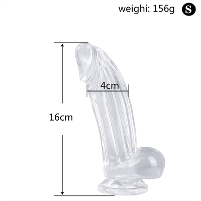 Gerçekçi Dildos Yumuşatma Kupası Elsiz Seks Oyuncağı Jelly Dildo Vücut Güvenli Malzemeler ve Yetişkin Seks Oyuncakları W