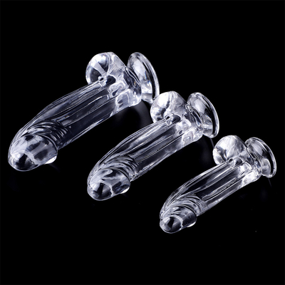 Gerçekçi Dildos Yumuşatma Kupası Elsiz Seks Oyuncağı Jelly Dildo Vücut Güvenli Malzemeler ve Yetişkin Seks Oyuncakları W