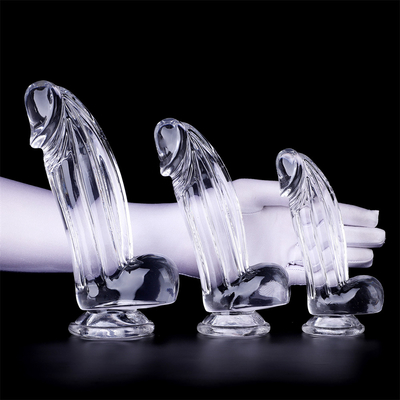 Gerçekçi Dildos Yumuşatma Kupası Elsiz Seks Oyuncağı Jelly Dildo Vücut Güvenli Malzemeler ve Yetişkin Seks Oyuncakları W