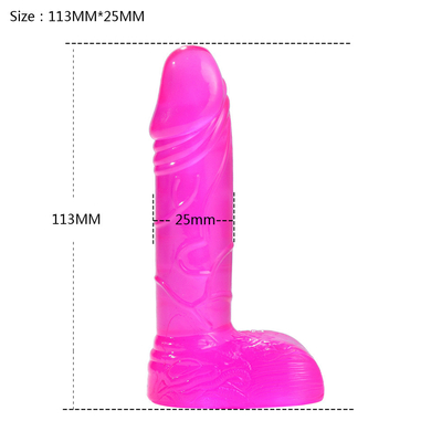 Gerçekçi Mini Boyut 11cm Anal Dildo Emme Kupası Vagina Dildo Silikon Ürün Özgür Örnek Seks Erkek Dildo