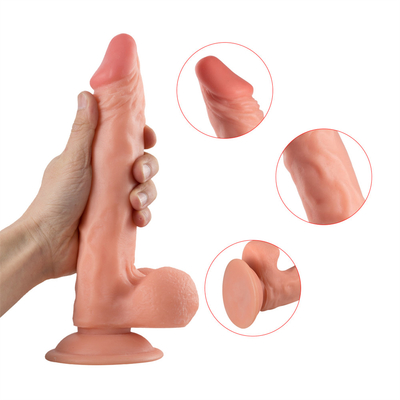 9.25 inç Büyük Dick Drop Shipping Yumuşak Plastik PVC Ürün Ürün Ürün Büyük Siyah Dildo Penis ve Kadınlar için Vibratörler