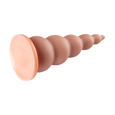 PVC Butt Plug With Suction Cup Gay Prostat Masajcı Kadınlar Mastürbasyon Anal Seks Oyuncağı için Yumuşak Boncuk