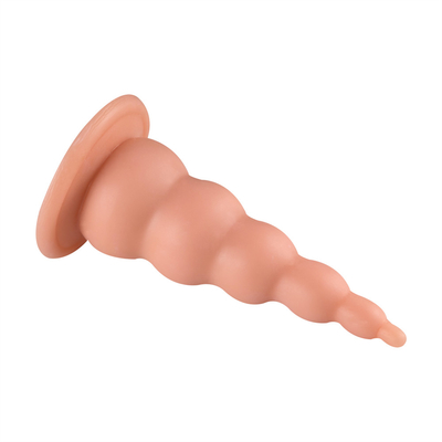 PVC Butt Plug With Suction Cup Gay Prostat Masajcı Kadınlar Mastürbasyon Anal Seks Oyuncağı için Yumuşak Boncuk