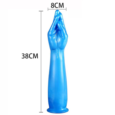 Süper Büyük Simülasyon Yumruk Dildo El Dokunma G Noktası Anal Plug Vajinal Mastürbasyon Tpe Emme Kupası Unisex Oyuncakları Co