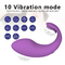10 Hızlı USB Şarj Uzaktan Kumanda Dildo Giyilebilir Masturbasyon Pantolon Kadın için Vibratör