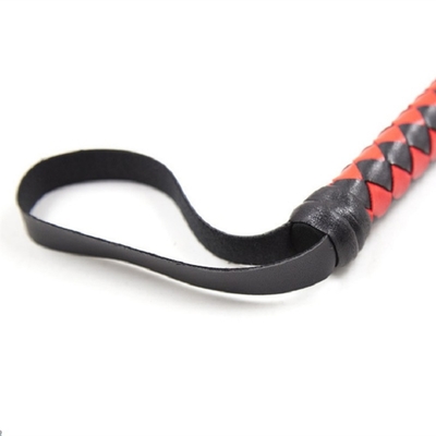 Üst düzey mikro lif deri boğa kırbaçlığı, 1.9 metrelik kırmızı boğa kırbaçlığı, lüks örgü atı BDSM oyuncak kırbaçlığı