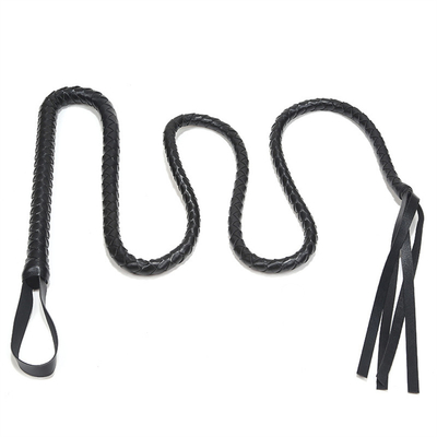 Üst düzey mikro lif deri boğa kırbaçlığı, 1.9 metrelik kırmızı boğa kırbaçlığı, lüks örgü atı BDSM oyuncak kırbaçlığı