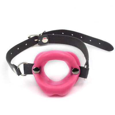Büyük Dudak Oral Top Gag Bdsm Kölelik Deri Kölelik Bağlamalar Açık Ağız Açıcı Gag