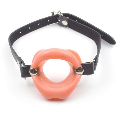 Büyük Dudak Oral Top Gag Bdsm Kölelik Deri Kölelik Bağlamalar Açık Ağız Açıcı Gag